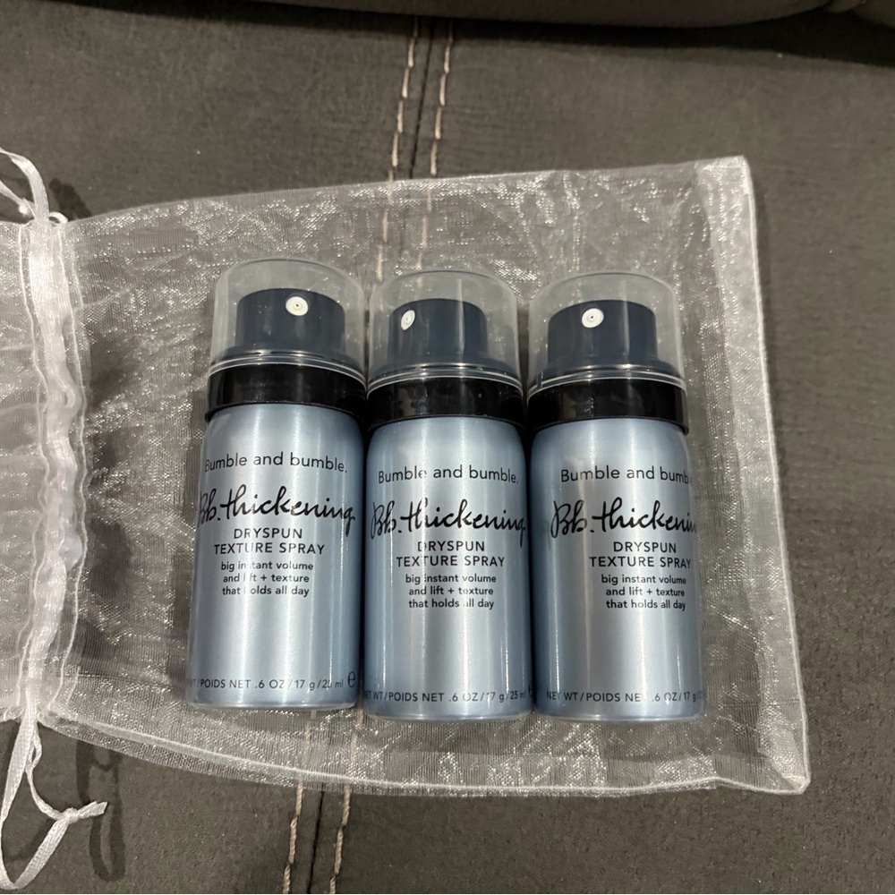 Bumble and bumble Thickening Dryspun Texture Spray - Silver Trio